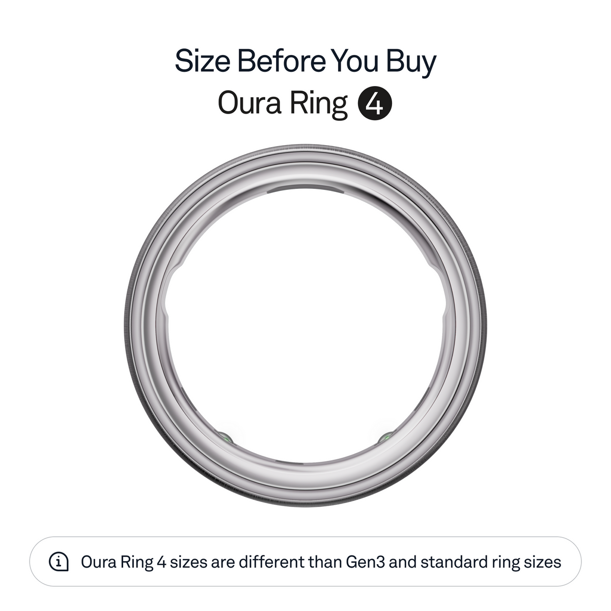 Oura Ring 4 - Brushed Silver - – leader.com.hk