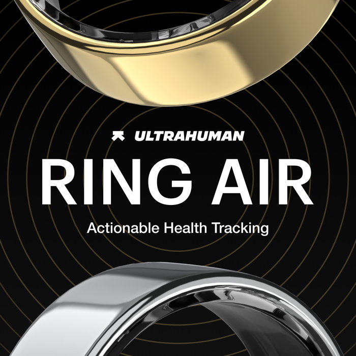 Ultrahuman 超輕超薄智能指環 無感佩戴 24/7追蹤生理狀況