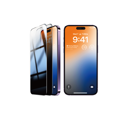【最新 iPhone 15 系列 週邊商品】Privacy 手機螢幕鋼化防窺玻璃保護貼