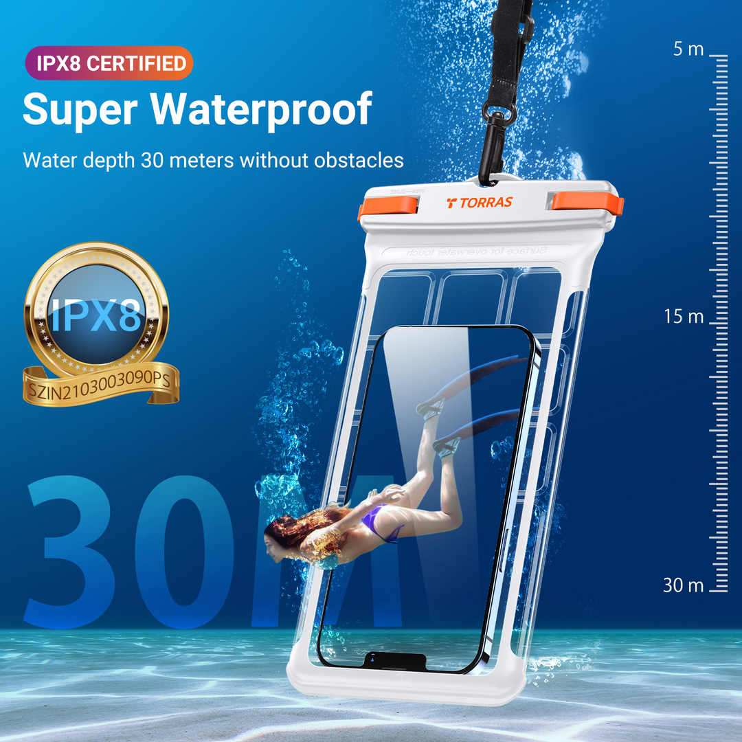 TORRAS Ice Cube Waterproof Phone Bag 8.0 inch