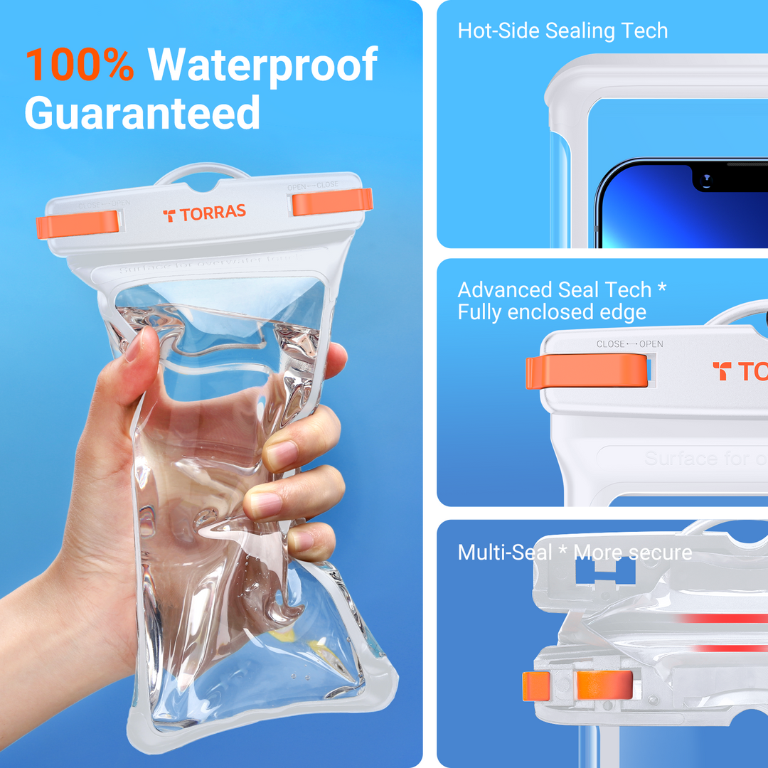 TORRAS Ice Cube Waterproof Phone Bag 8.0 inch