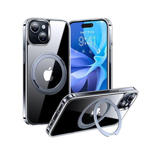 【最新 iPhone 15 系列手機殼】TORRAS iPhone 15 系列 UPRO Ostand Magsafe 360° 旋轉磁吸手機保護殼