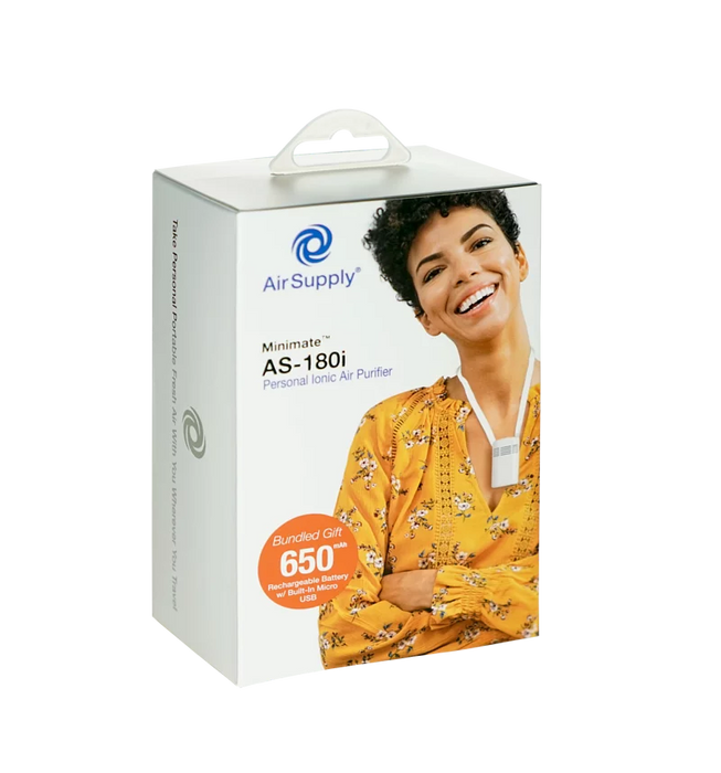 Air Supply® Wearable Negative Ion Air Purifier AS-180i