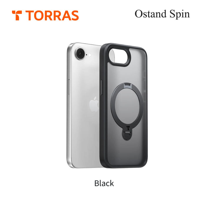 【iPhone 16 Series】TORRAS iPhone Case 16 UPRO Ostand Spin 手