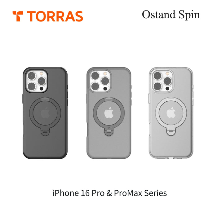 【iPhone 16 系列】TORRAS iPhone Case 16 UPRO Ostand Spin 手機保護殼