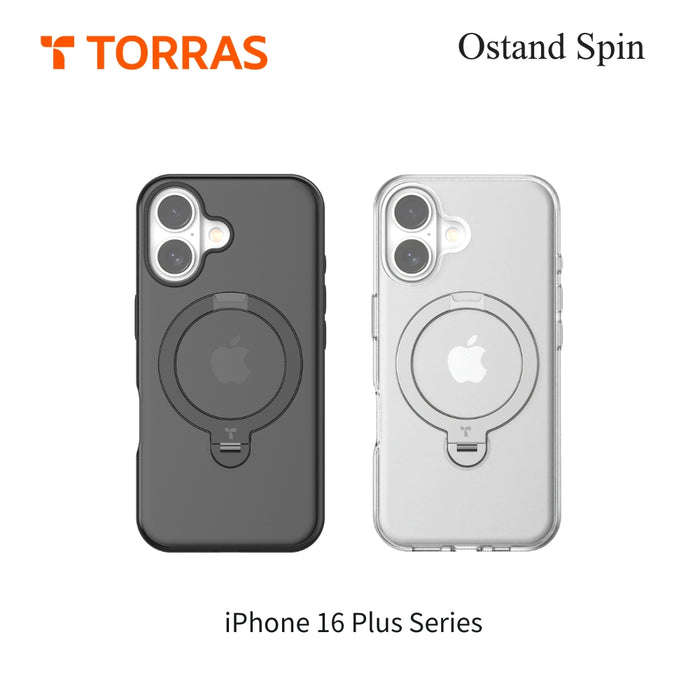 【iPhone 16 系列】TORRAS iPhone Case 16 UPRO Ostand Spin 手機保護殼