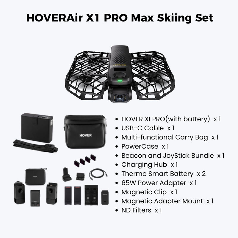 HOVERAir X1 Pro Max 8K 專業運動飛行相機