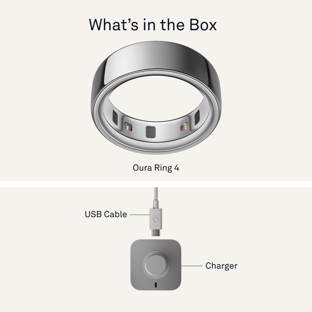 Oura Ring 4 -Silver -