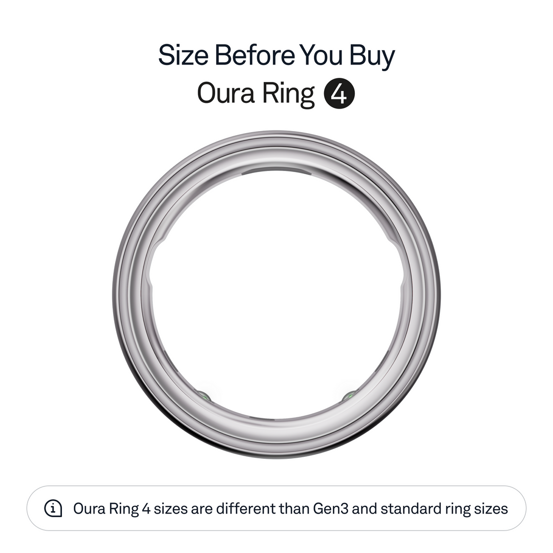 Oura Ring 4 -Silver -