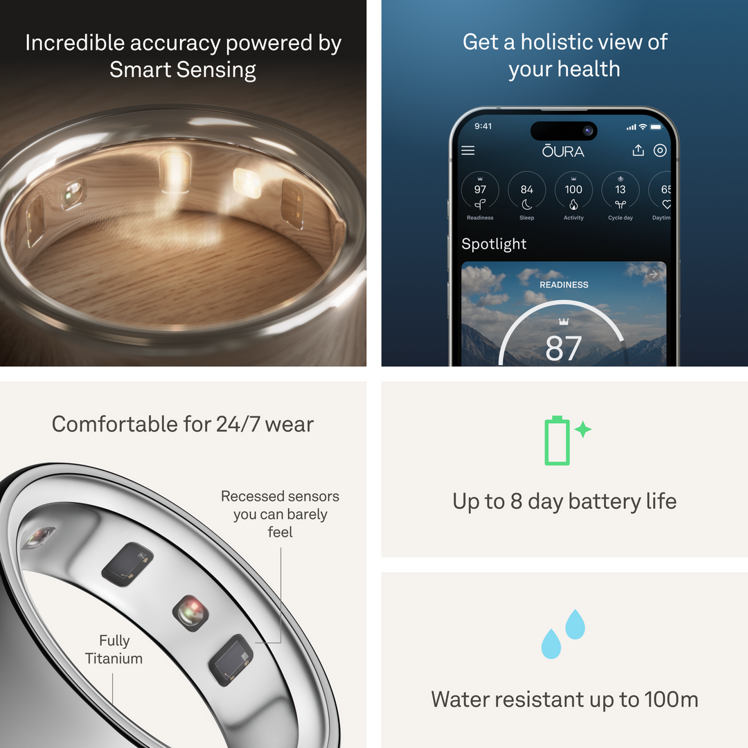 Oura Ring 4 -Silver -