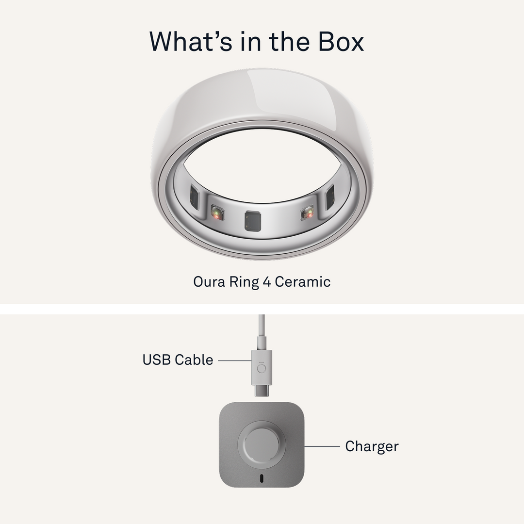 Oura Ring 4 Ceramic - Cloud