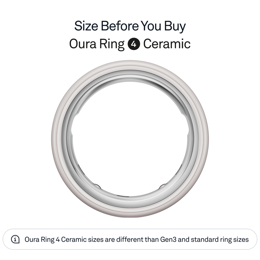 Oura Ring 4 Ceramic - Cloud