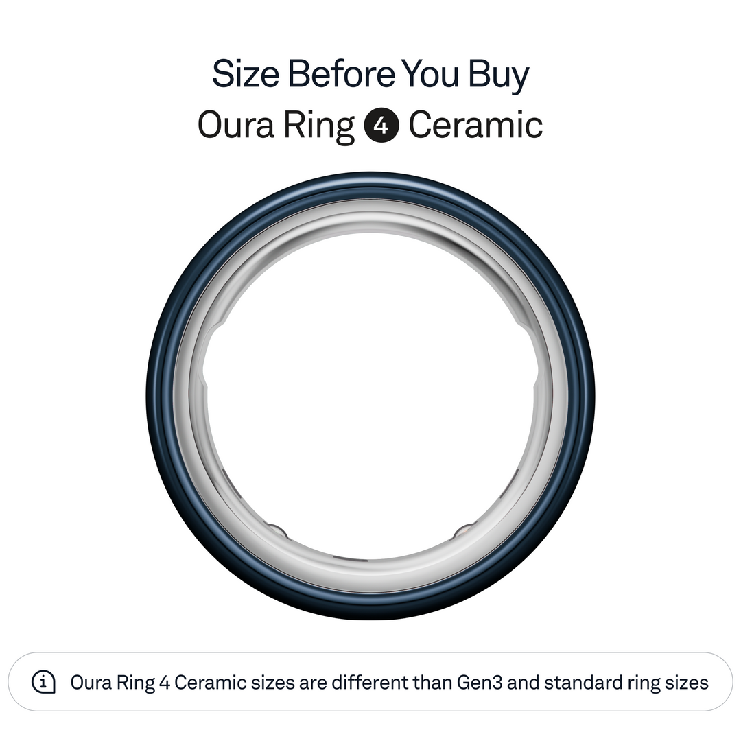Oura Ring 4 Ceramic -Midnight